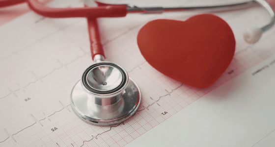 image de coeur avec une échographie cardiaque